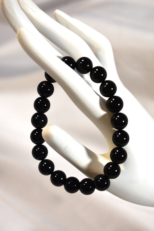 Golden Sheen Obsidian Bracelet 8mm Beads